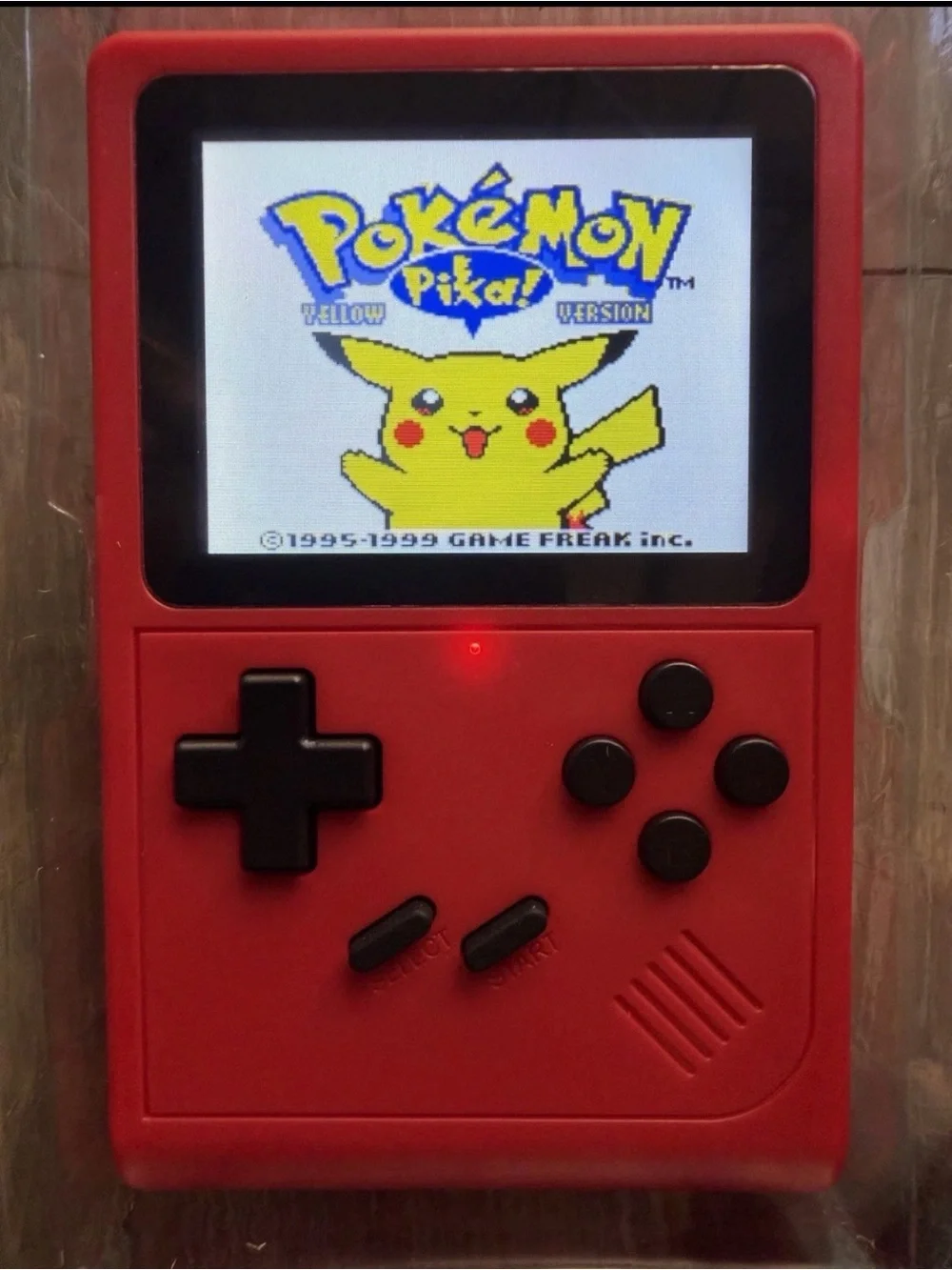 Portable Red Handheld Game Console - Classic Retro Gaming 6000 legendary games.